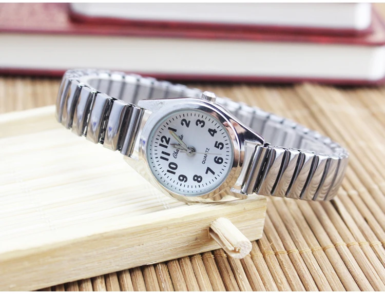 2025 Old Men Women Couples Watches Flexible Elastic Strap Fashion Simple Large Digital Stainless Steel Electronic Wristwatches