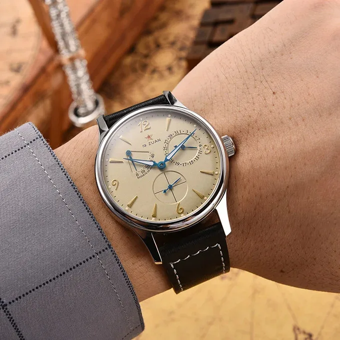 1963 Automatic Watches 40mm Man Watch Pilot Watch of Men Seagull ST1780 Movement Mechanical Waterproof Wristwatch Reloj Hombre