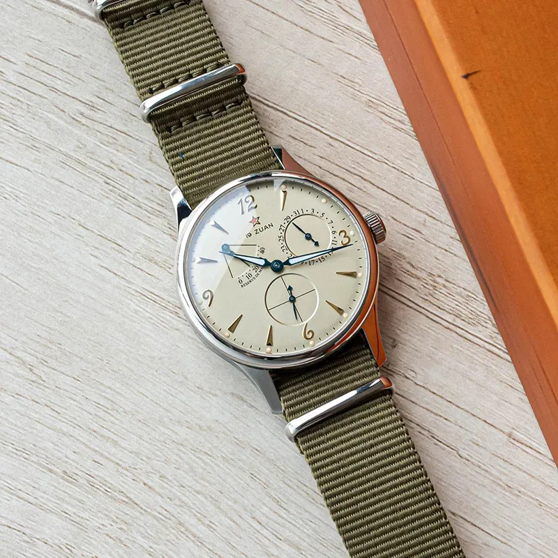 1963 Automatic Watches 40mm Man Watch Pilot Watch of Men Seagull ST1780 Movement Mechanical Waterproof Wristwatch Reloj Hombre