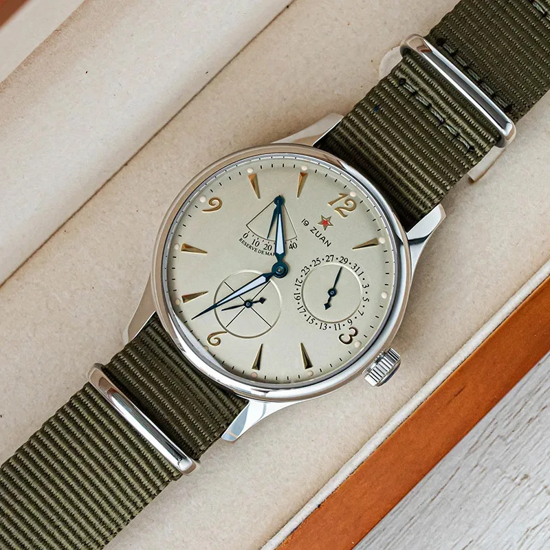 1963 Automatic Watches 40mm Man Watch Pilot Watch of Men Seagull ST1780 Movement Mechanical Waterproof Wristwatch Reloj Hombre