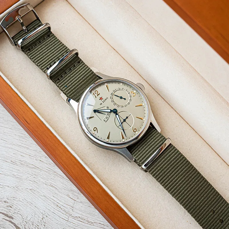 1963 Automatic Watches 40mm Man Watch Pilot Watch of Men Seagull ST1780 Movement Mechanical Waterproof Wristwatch Reloj Hombre