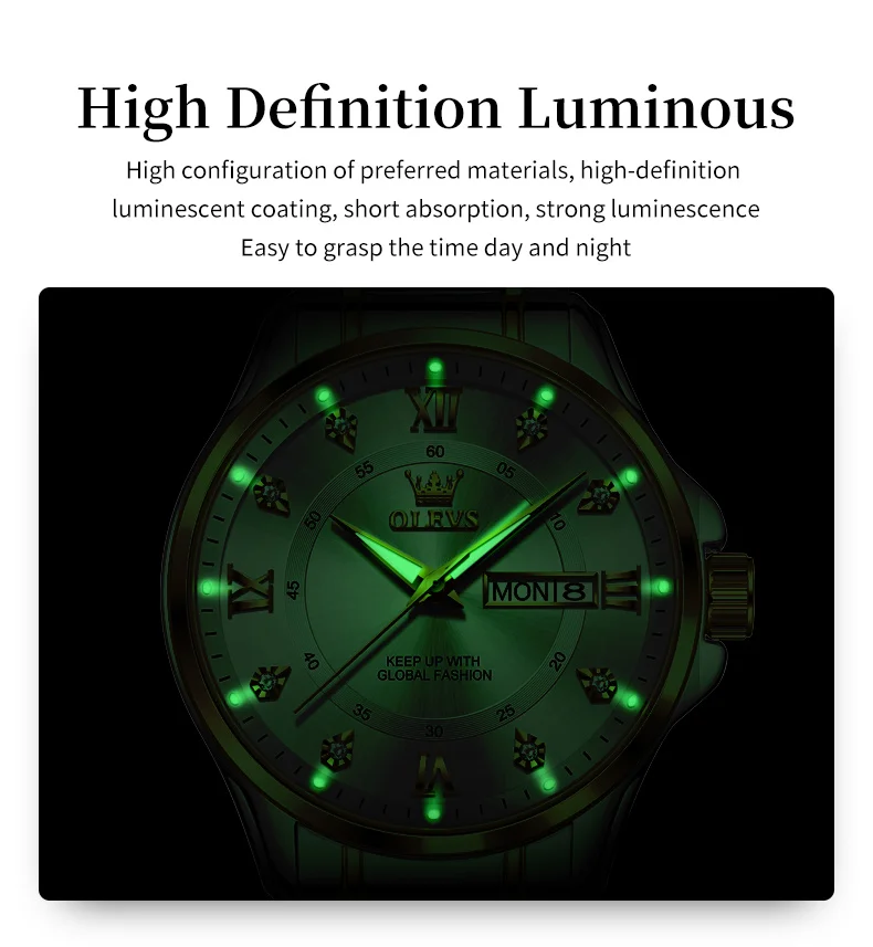 OLEVS 2906 Couple Watch Original Roman Scale Diamond Dial Luxury Quartz Watch For Men Women Rhombus Strap Waterproof Hand Clock