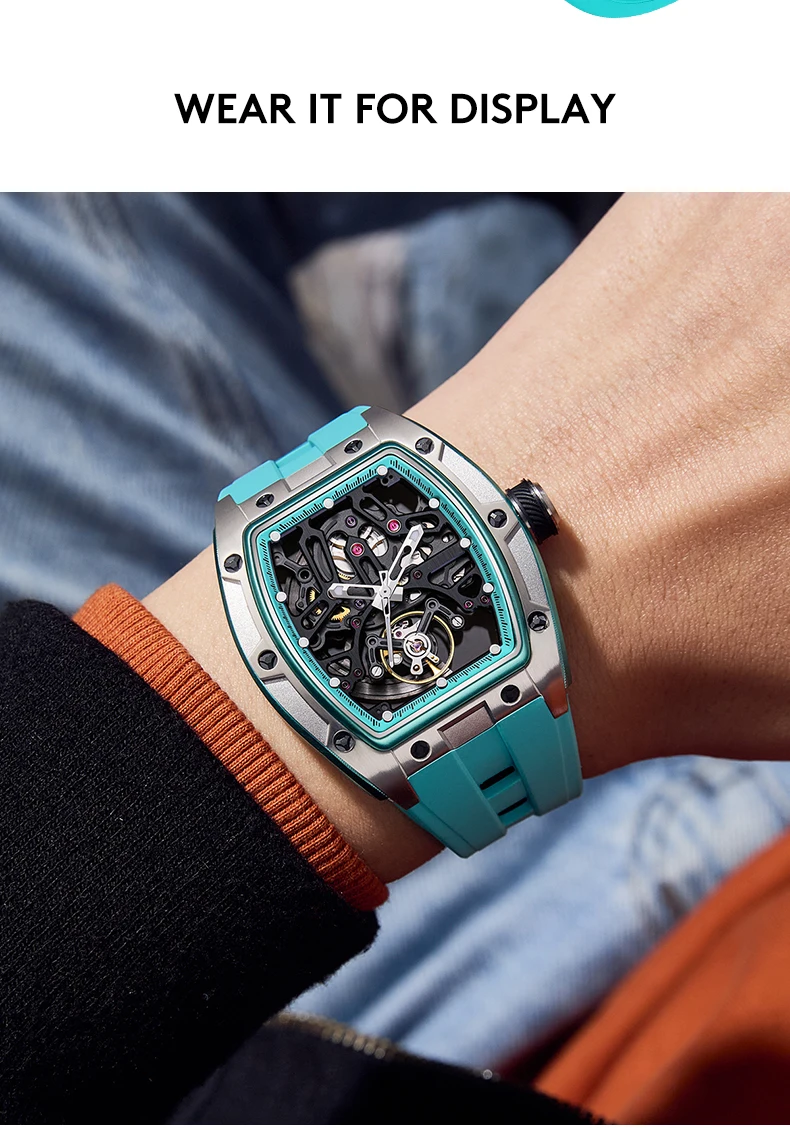 Mechanical Watch 2026 Luminous Transparent Steel Case Tourbillon Automatic Luxury Skeleton Dial Wholesale Gorman Watch