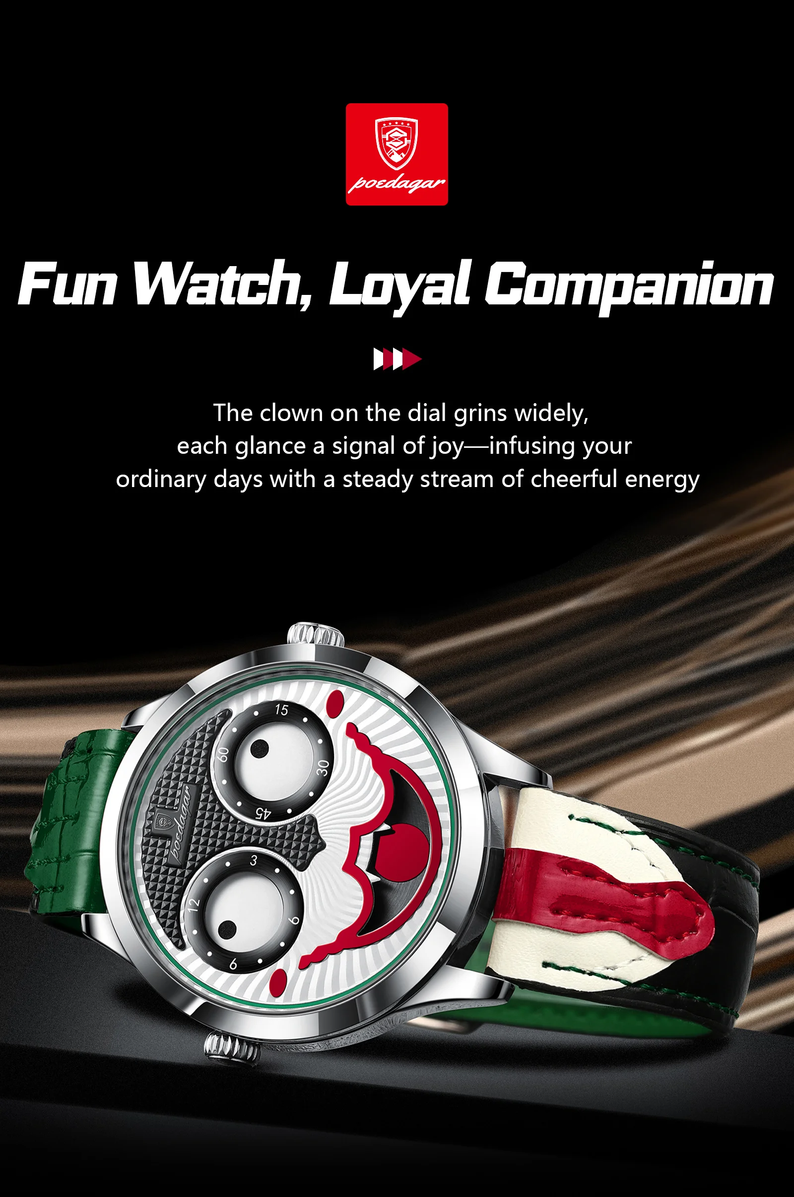POEDAGAR Original Watch For Man Waterproof High Quality Fashion Male Watches Quartz Leather Casual Men's Wristwatch Reloj Hombre