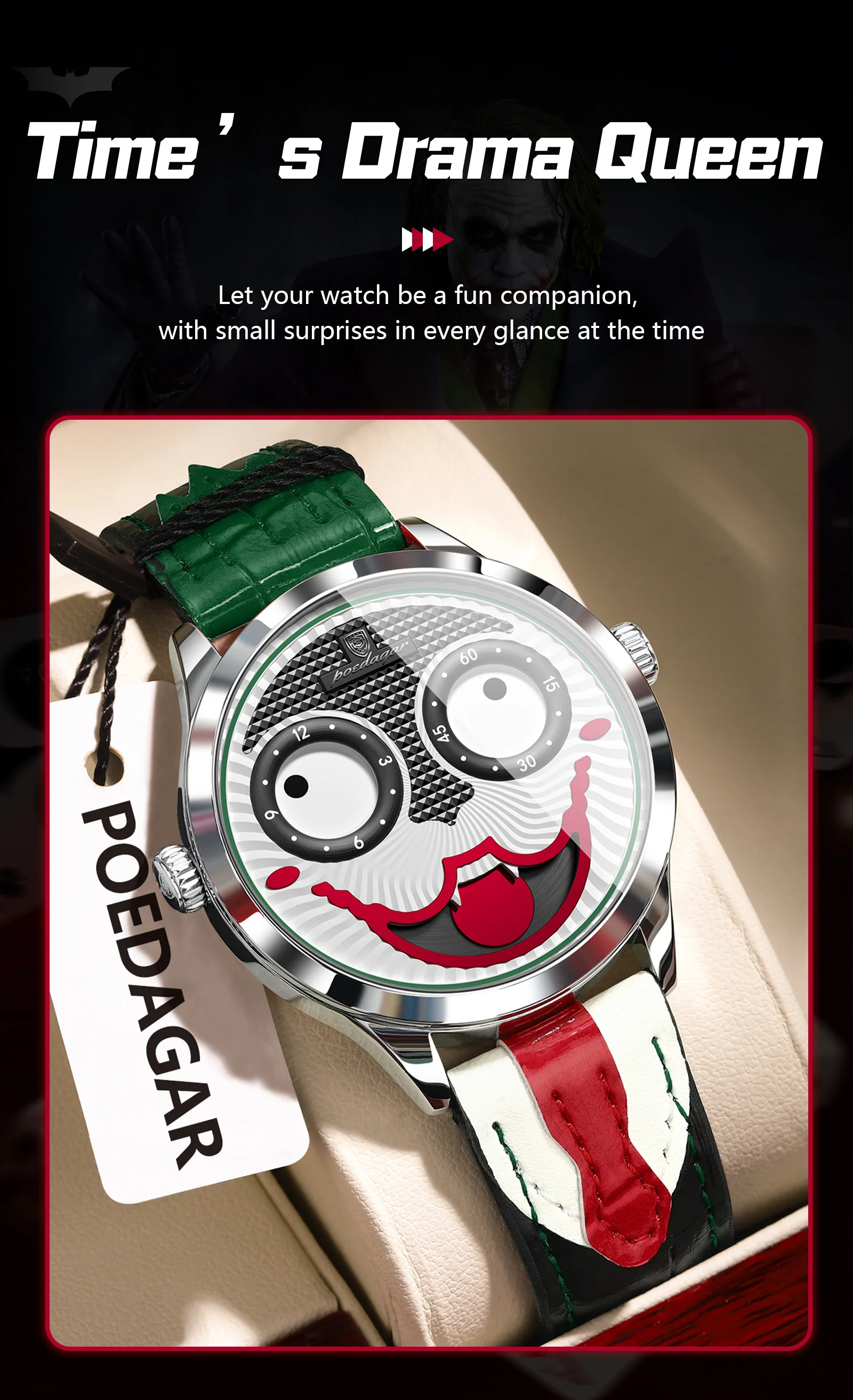 POEDAGAR Original Watch For Man Waterproof High Quality Fashion Male Watches Quartz Leather Casual Men's Wristwatch Reloj Hombre