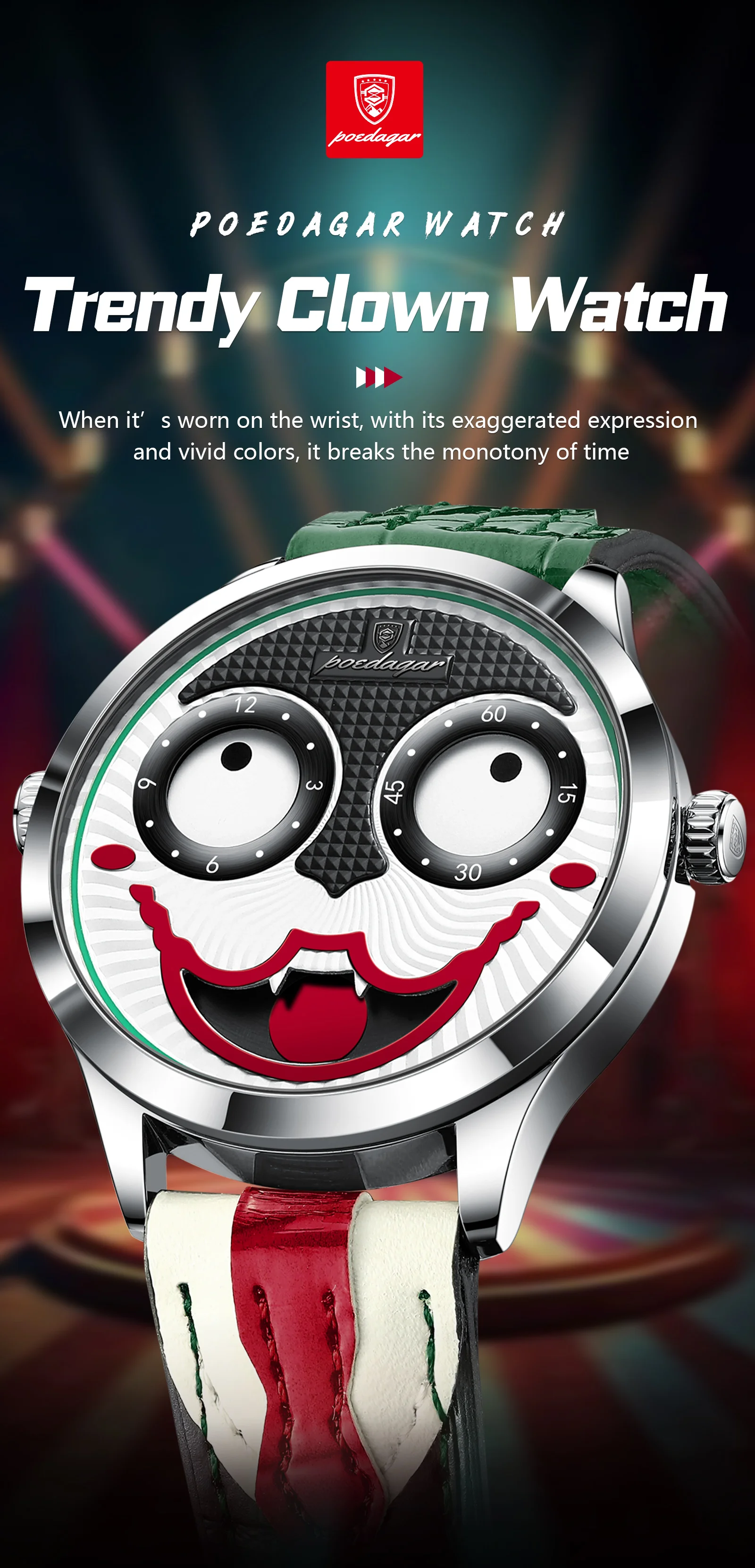 POEDAGAR Original Watch For Man Waterproof High Quality Fashion Male Watches Quartz Leather Casual Men's Wristwatch Reloj Hombre