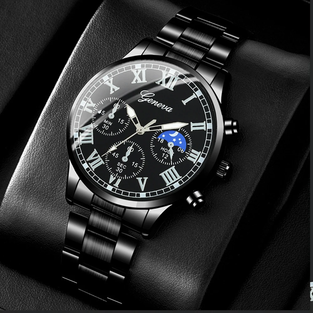 Men's Fashion Business watch, Simple casual quartz watch,  Daily and work accessories, holiday gifts