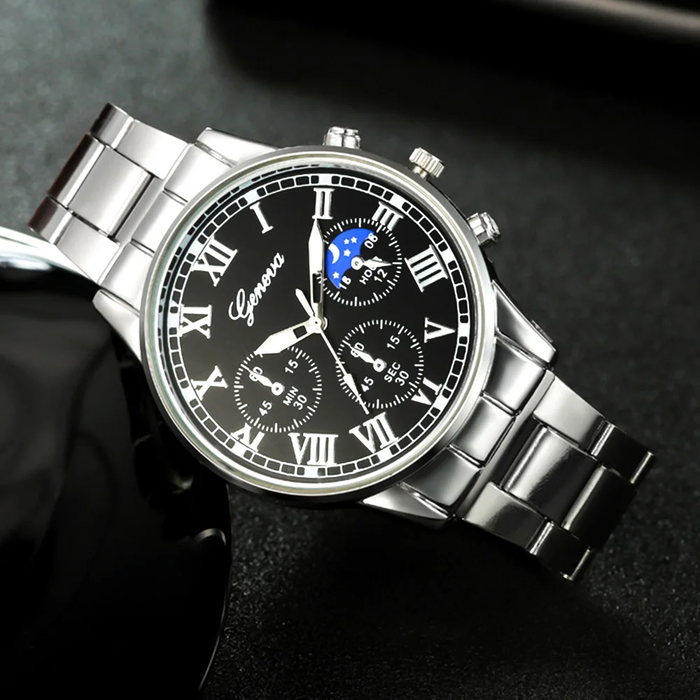 Men's Fashion Business watch, Simple casual quartz watch,  Daily and work accessories, holiday gifts