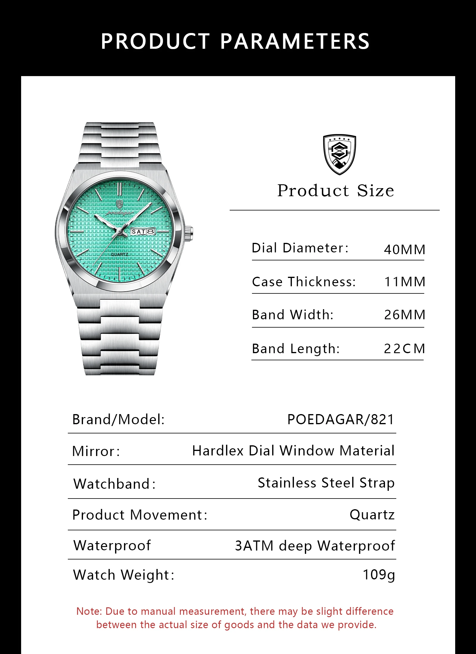 POEDAGAR Fashion Couple Watch Waterproof Stainless Steel Men Wristwatch Luminous Date Week Quartz Watches For Boyfriend+Gift Box