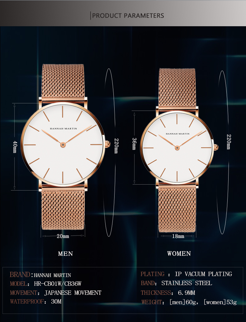 Couple Watches Dropship Simple 1 Set Watch Casual Fashion Steel Mesh Steel Waterproof Luxury Brand Sport Watch Relogio Masculino