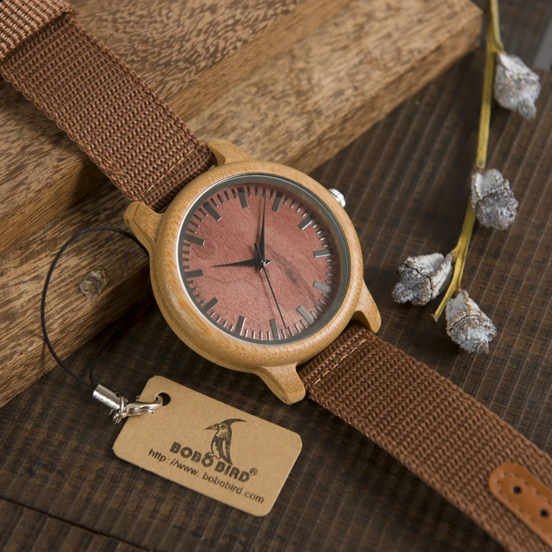 BOBO BIRD Wood Wristwatches Japan Miyota Movement Watch Fashion Brand Designer Bamboo Wooden Watches LOGO Customized OEM