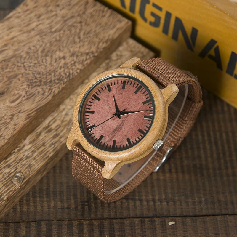 BOBO BIRD Wood Wristwatches Japan Miyota Movement Watch Fashion Brand Designer Bamboo Wooden Watches LOGO Customized OEM
