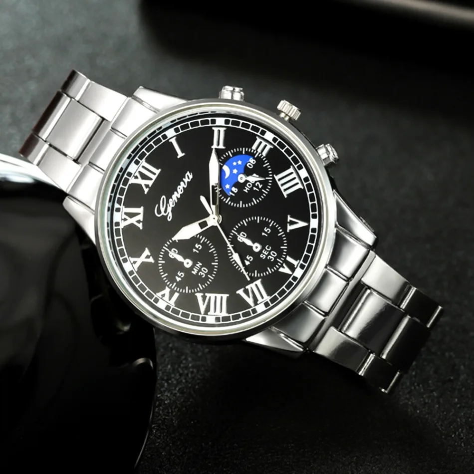 2pcs Luxury Men's Quartz Watch Set, Business & Casual Wear - Ideal Gift for Back To School, Christmas, Birthdays