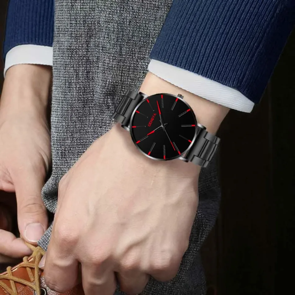 2pcs Luxury Men's Quartz Watch Set, Business & Casual Wear - Ideal Gift for Back To School, Christmas, Birthdays