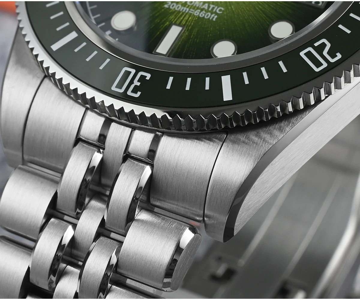 San Martin 37.5-40mm Original Design Luxury Couple Watch Miyota 9015 Automatic Mechanical Men Diver Watches Waterproof SN0148