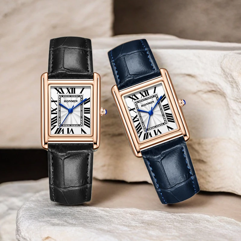 Watches for Women and Men New Fashion Leather Strap Waterproof Quartz Wristwatches Couple's Watches Gifts Drop Shipping reloj
