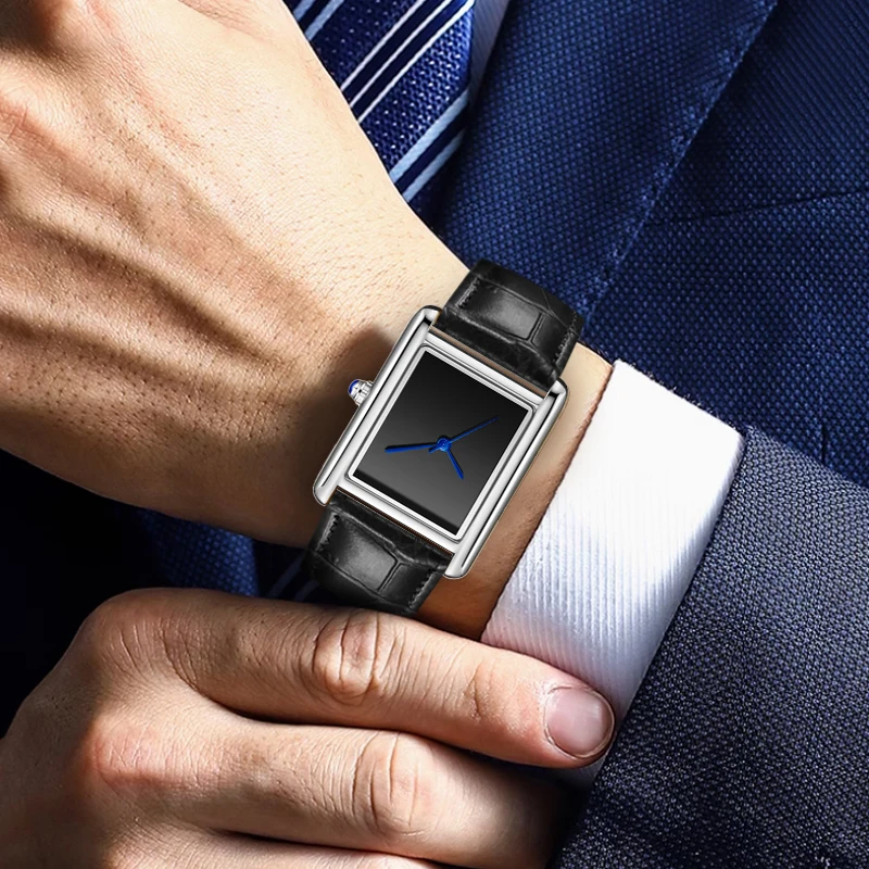 Watches for Women and Men New Fashion Leather Strap Waterproof Quartz Wristwatches Couple's Watches Gifts Drop Shipping reloj
