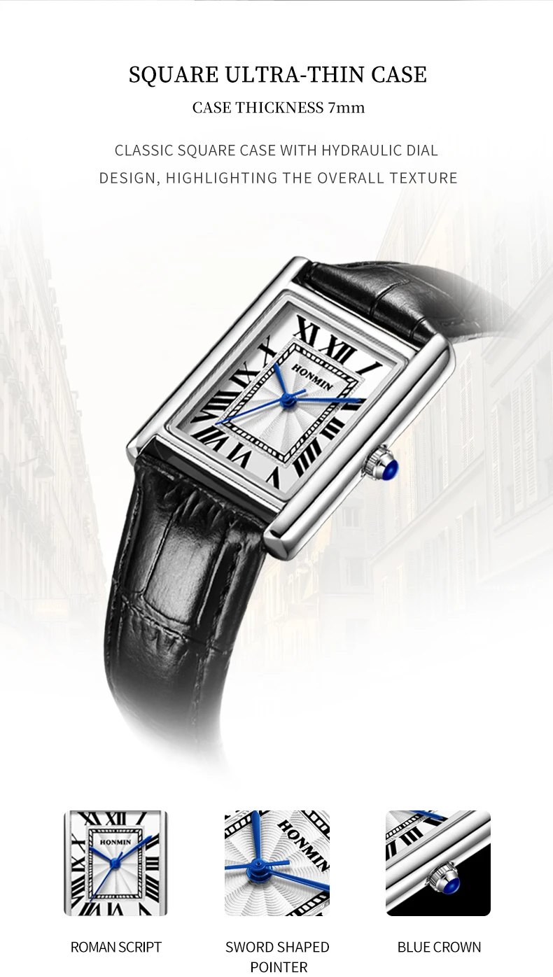 Watches for Women and Men New Fashion Leather Strap Waterproof Quartz Wristwatches Couple's Watches Gifts Drop Shipping reloj