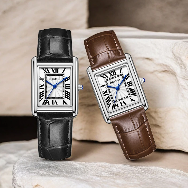 Watches for Women and Men New Fashion Leather Strap Waterproof Quartz Wristwatches Couple's Watches Gifts Drop Shipping reloj