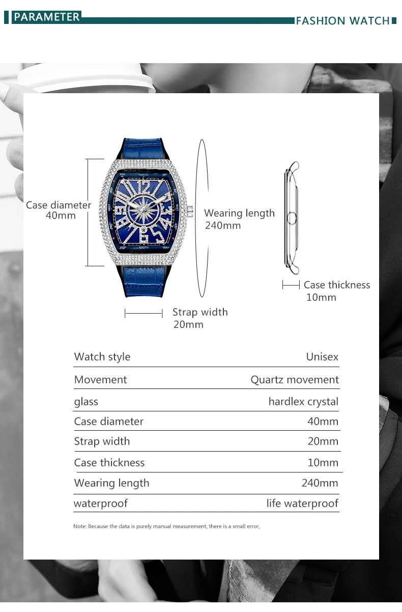 Top Brand Luxury Watch Men Classic Tonneau Case Calendar Quartz Watch for Men Male Clock Hombre Relogio Masculino 2023 New