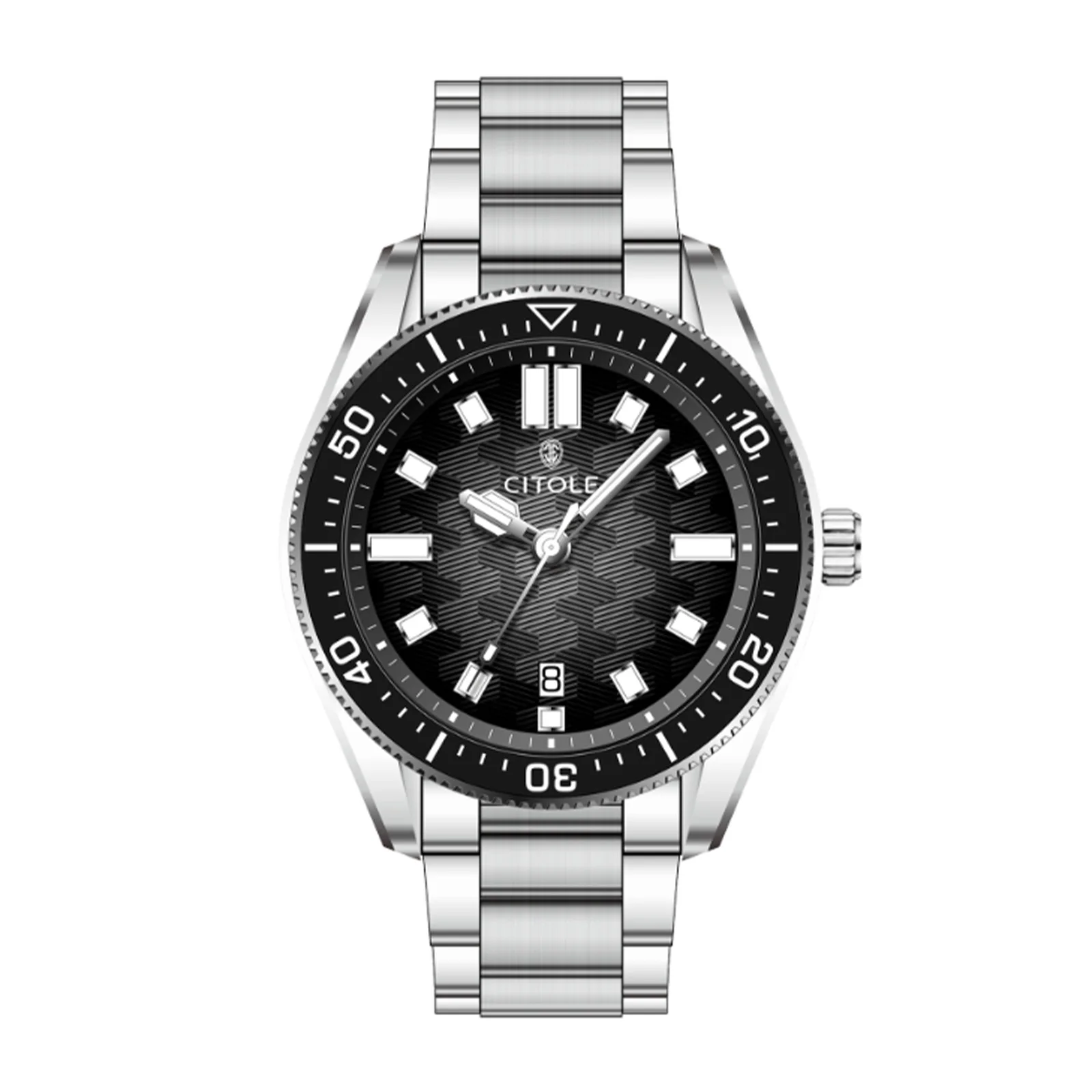 Rugged Citole Authentic Colors Real CITOLE Miyota Sapphire Crystal Stainless Steel Two-tone Watches Comfortable Adjustable 2027