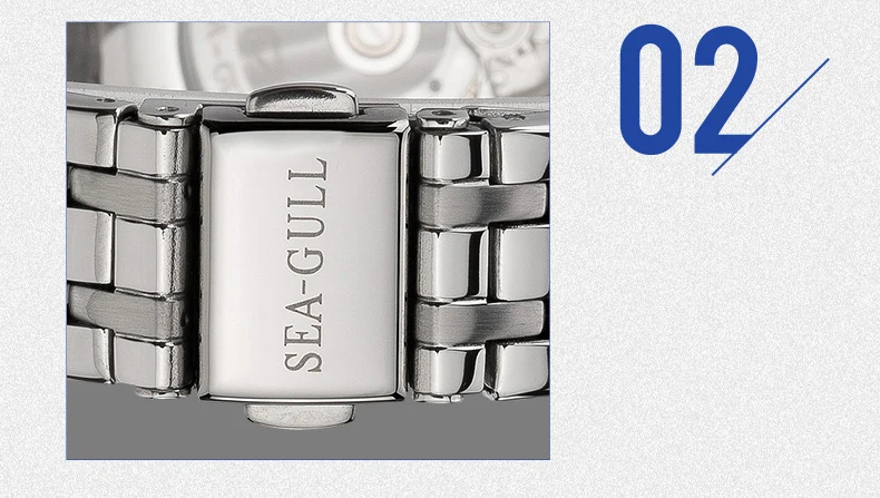 Seagull Classic Fashion Couple Watches Luxury Men Women Business Casual Leather Automatic Mechanical Watch Luxury Wristwatch 405