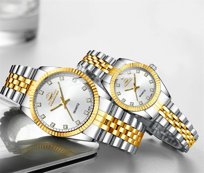 CHENXI 004A Luxury Men and Women Watch Waterproof Date Clock Male Sports Watches Men Quartz Casual Steel Couple Wrist Watch Gift