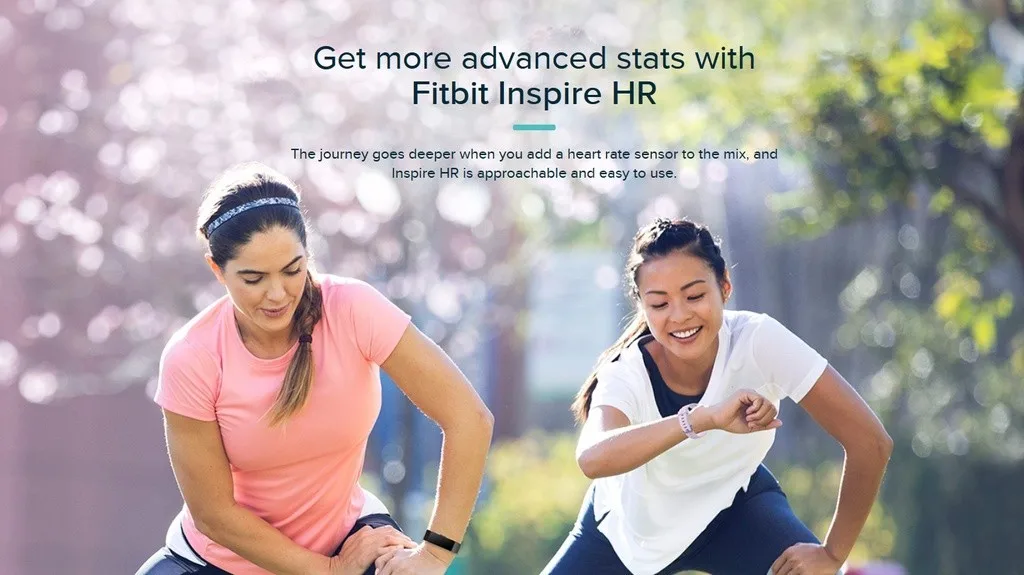 Fitbit Inspire HR Fitness Tracker Smart Watch Fitness Tracker Waterproof Heart Rate Track Sport Bracelet Health Bracelet