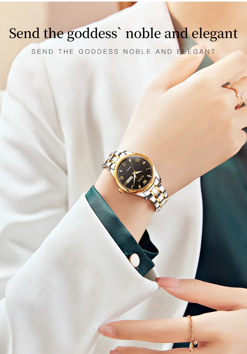 OLEVS 5563 Couple Watches Luxury Original Fashion Brand Waterproof Luminous Quartz Watch Dual Calendar Design For Date Sport