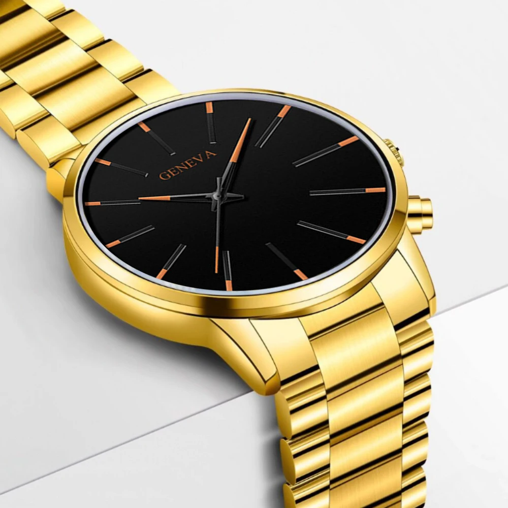 Fashionable and casual men's watch, business-style simple quartz wristwatch, Christmas, Thanksgiving, Valentine's Day gifts