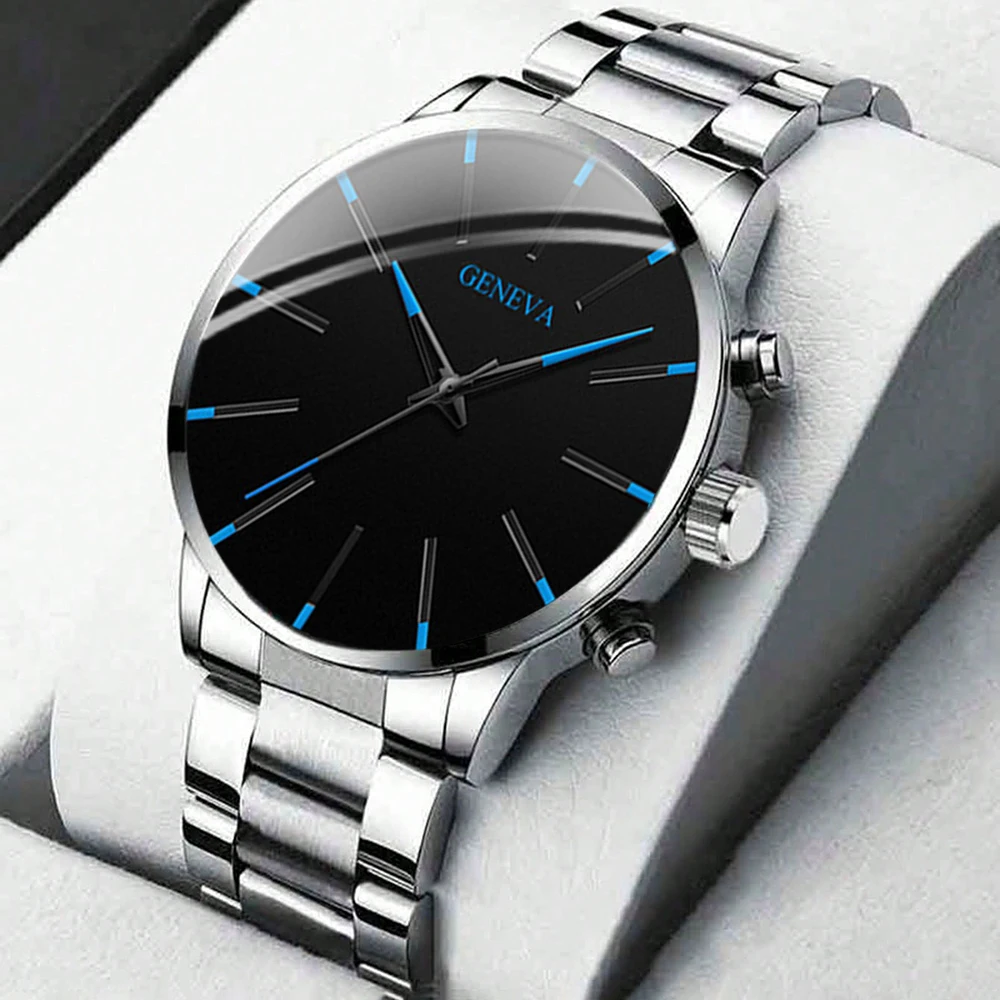 Fashionable and casual men's watch, business-style simple quartz wristwatch, Christmas, Thanksgiving, Valentine's Day gifts