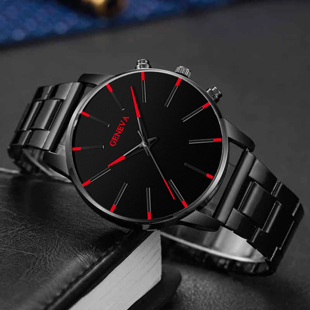 Fashionable and casual men's watch, business-style simple quartz wristwatch, Christmas, Thanksgiving, Valentine's Day gifts