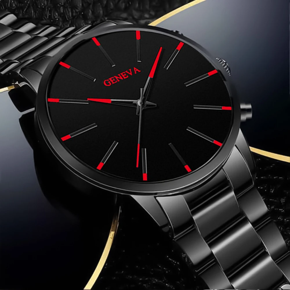 Fashionable and casual men's watch, business-style simple quartz wristwatch, Christmas, Thanksgiving, Valentine's Day gifts