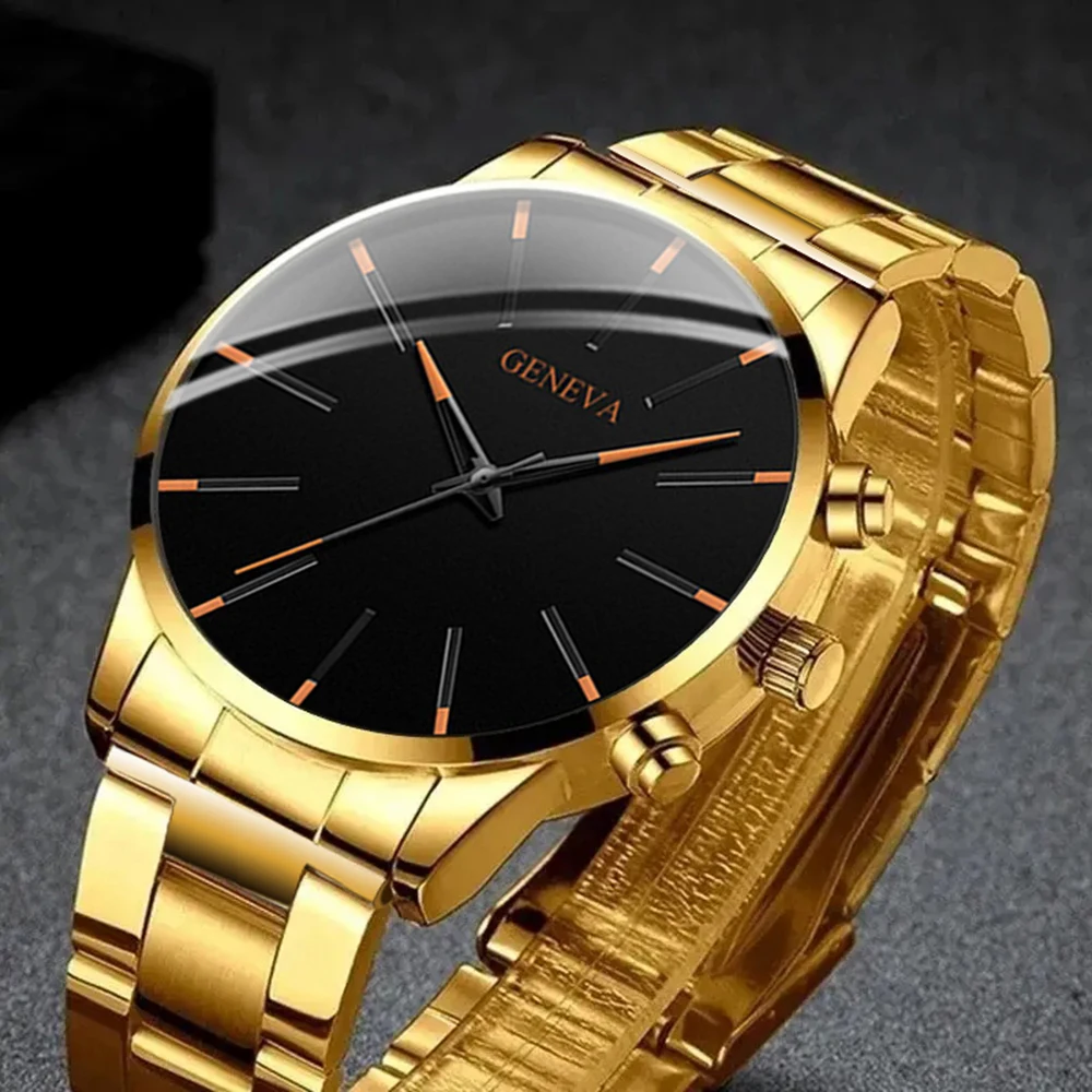 Fashionable and casual men's watch, business-style simple quartz wristwatch, Christmas, Thanksgiving, Valentine's Day gifts