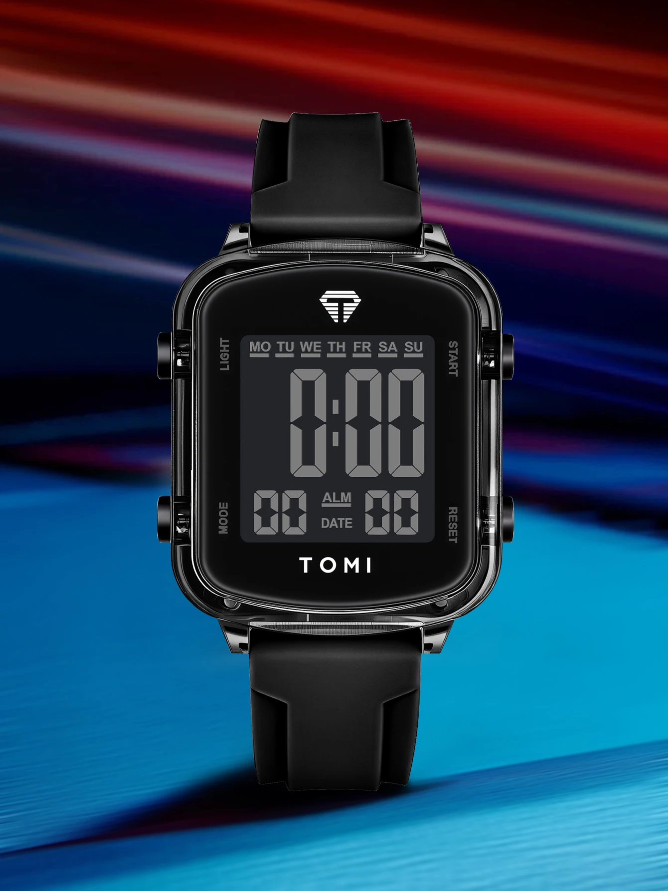 TOMIFashionable new electronic watches; Trendy couple watches; Same style for men and women; Wrist watches in gift boxes.