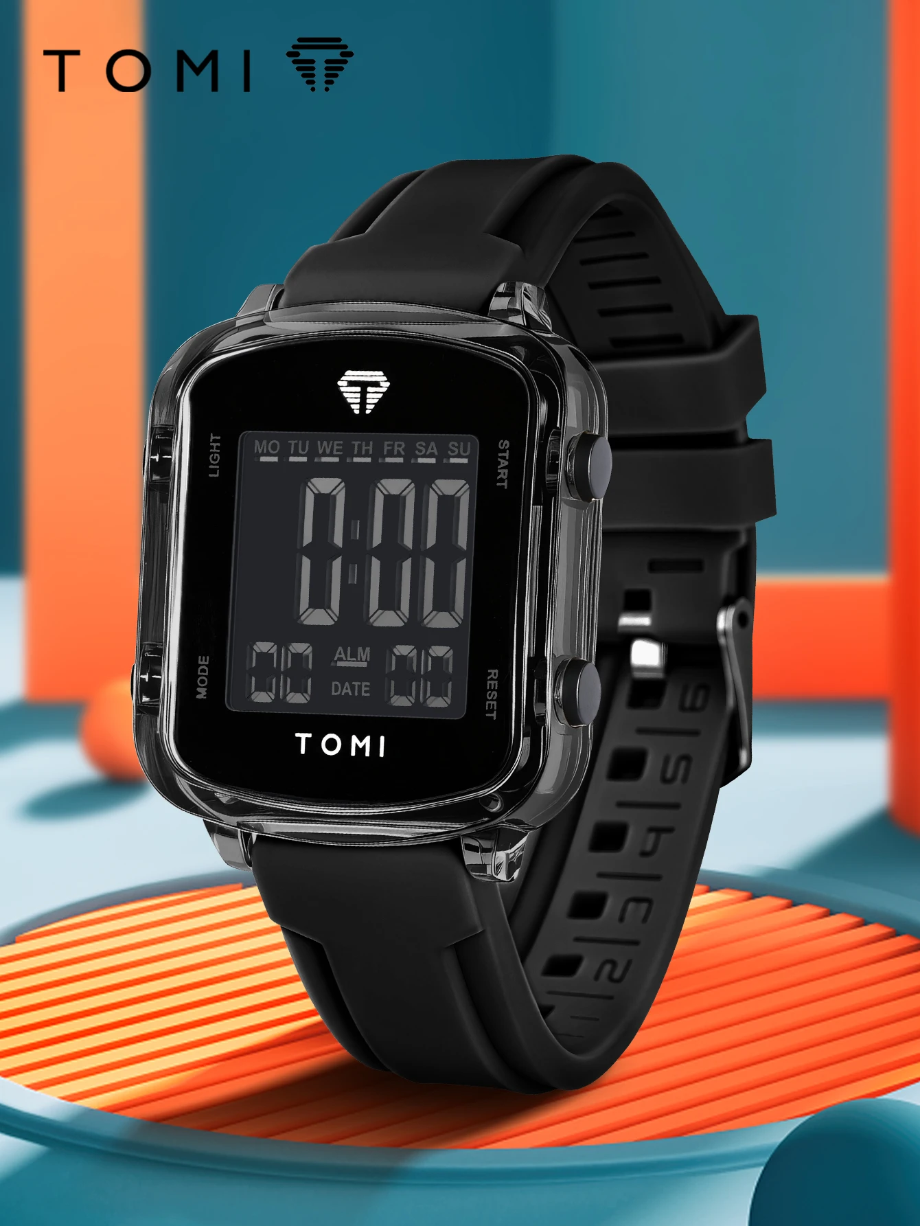 TOMIFashionable new electronic watches; Trendy couple watches; Same style for men and women; Wrist watches in gift boxes.