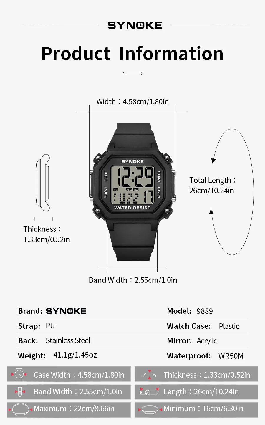 Student Digital Watches Men Sports Luminous Chronograph Waterproof Lady Electronic Military Wrist Watch Relogio Masculino