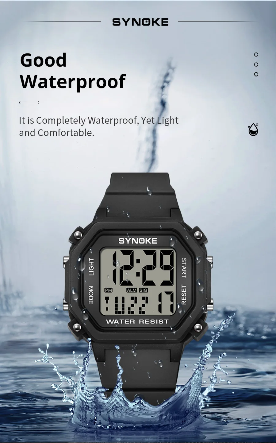 Student Digital Watches Men Sports Luminous Chronograph Waterproof Lady Electronic Military Wrist Watch Relogio Masculino