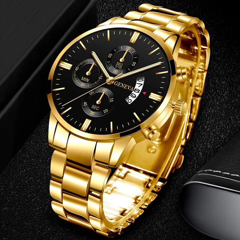 New Fashion Mens Sports Watches Luxury Calendar Quartz Wristwatch Business Watches Man Clock Relogio Masculino Reloj Hombre