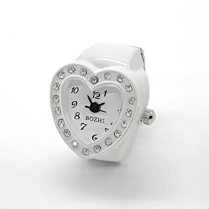 Temperament Women Love Lovers Finger Watch Small Cute Small Dial Flash Diamond Fashion Watch