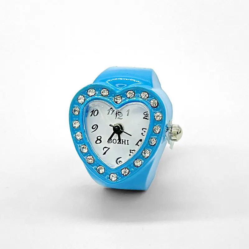 Temperament Women Love Lovers Finger Watch Small Cute Small Dial Flash Diamond Fashion Watch