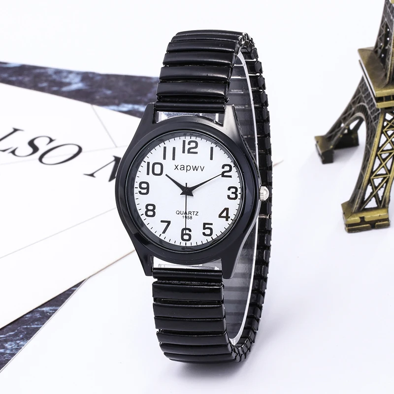 Casual Couple Watches Men Arabic Numerals Fashion Ladies Watch Quartz Wristwatch Pair