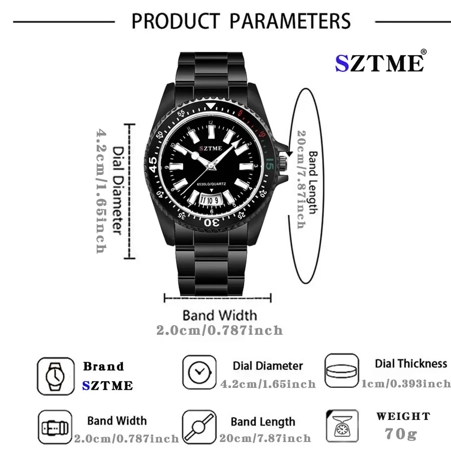 2024 New Men's and Women's Steel Strip Watch Trendy Leisure Calendar Scale Stainless Steel Strip Couple Quartz Watch Gift Watch