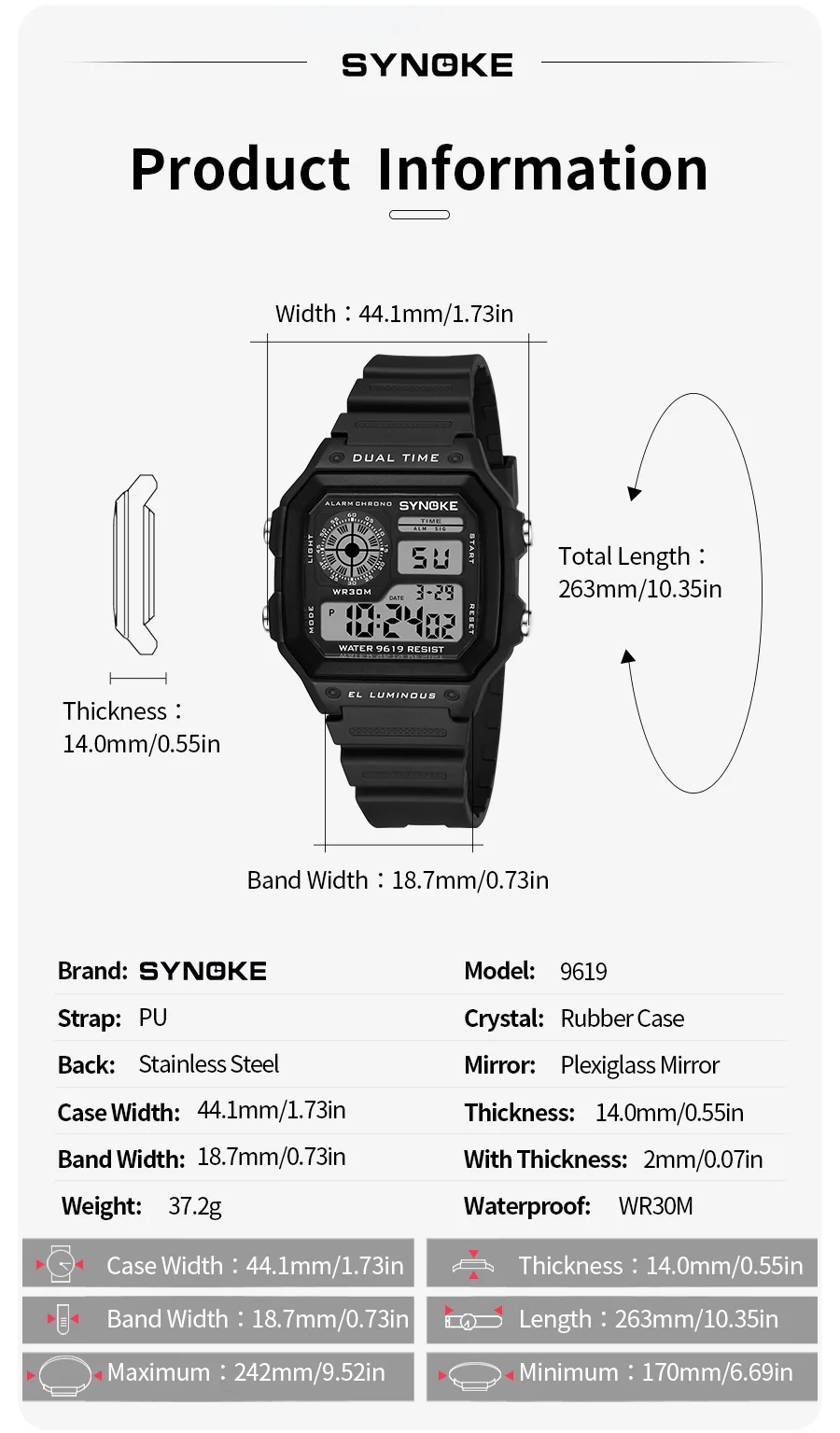 SYNOKE Couple watches Digital Watches Men Sports Luminous Chronograph Waterproof Male Electronic Wrist Watches Relogio Masculino