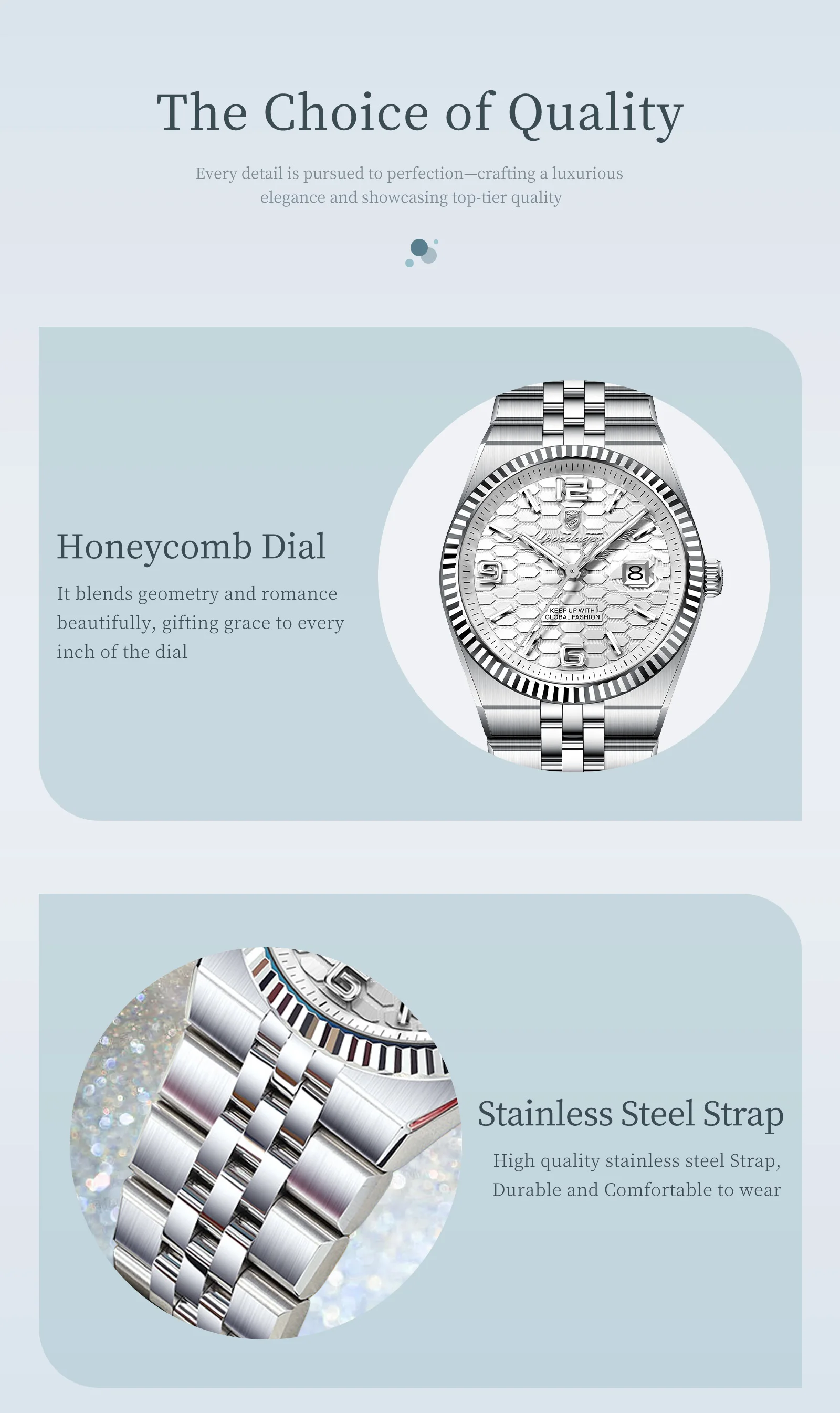 POEDAGAR Fashion Brand Women's Watch Stainless Steel Date Watches For Woman Luminous Waterproof Quartz Luxury Ladies Watch Reloj