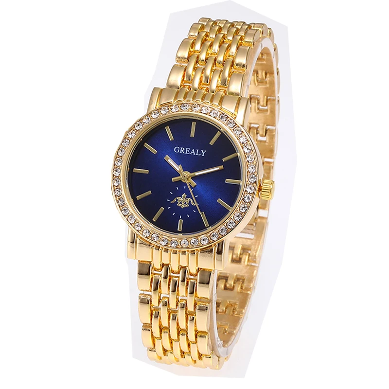 Quartz Couple Watches Ladies Fashion Trend Casual Bracelet Watches Casual Gold Wristwatch Pair