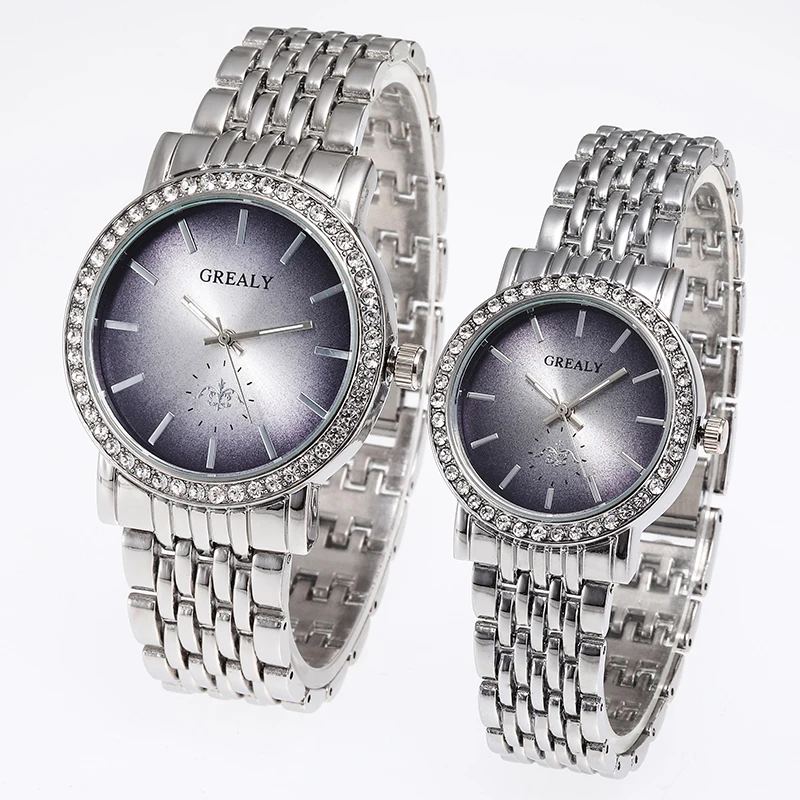 Quartz Couple Watches Ladies Fashion Trend Casual Bracelet Watches Casual Gold Wristwatch Pair