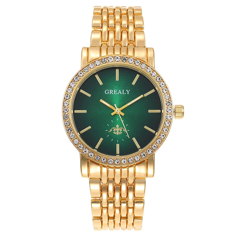 Quartz Couple Watches Ladies Fashion Trend Casual Bracelet Watches Casual Gold Wristwatch Pair