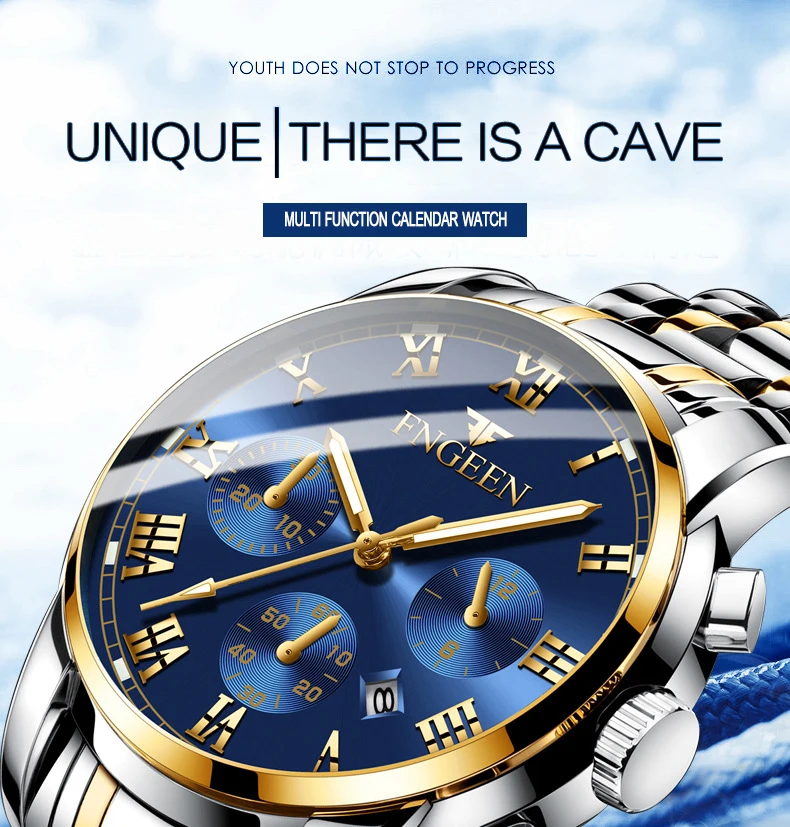 BINBOND 2pcs/Set Couple Watches Fashion Roman Scale Dial Men Ladies Quartz Watch Waterproof Stainless Steel Watch Valentine Gift