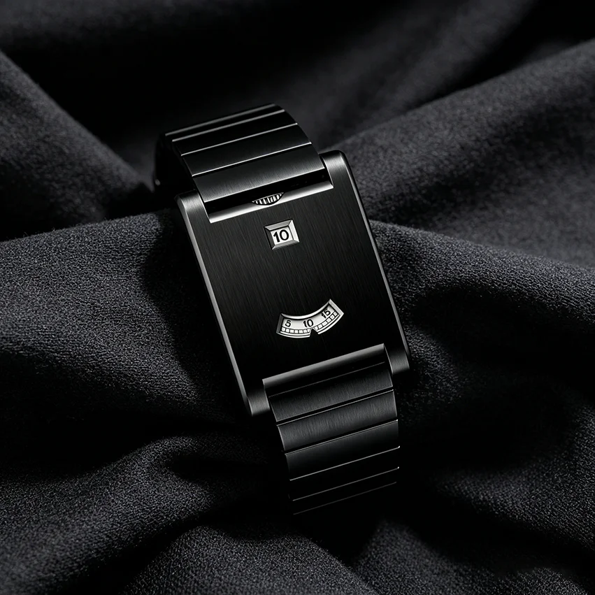 Square Brand Genuine Watch Men's Retro 2026 New Style Light Luxury Gift High Quality Trend Fashion Gold Simple Quartz Watch
